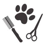 pet-grooming-poster-on-white-background-free-vector